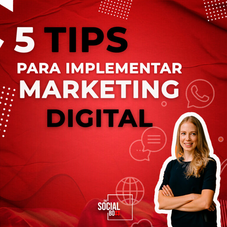 5 Tips para implementar marketing digital